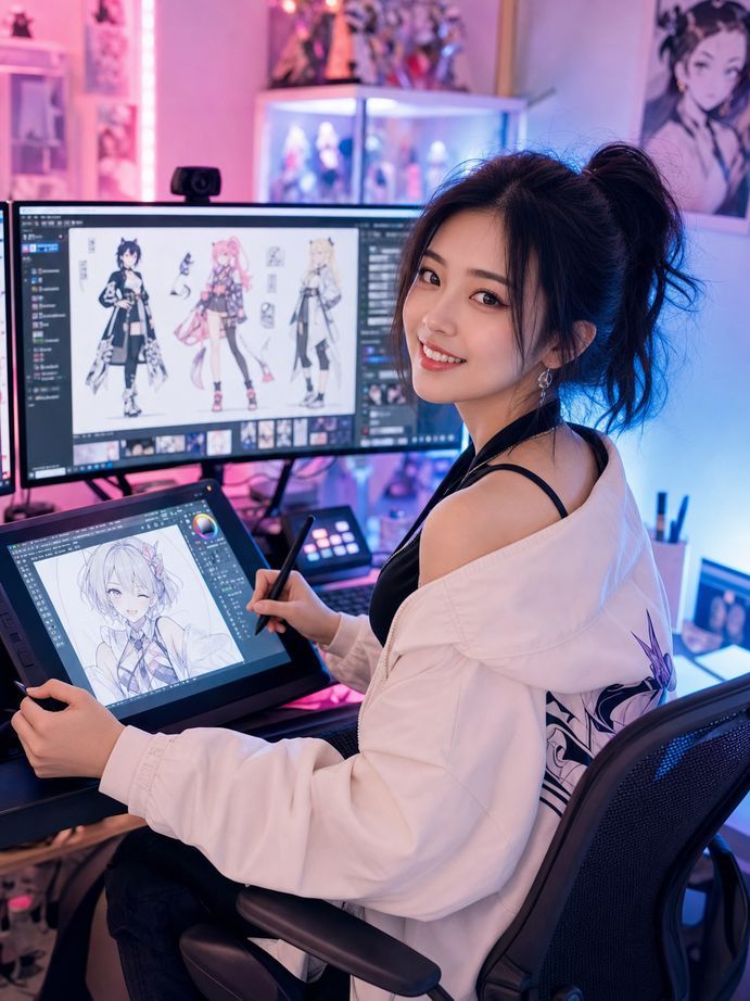 溏心vlog美少女写真动漫